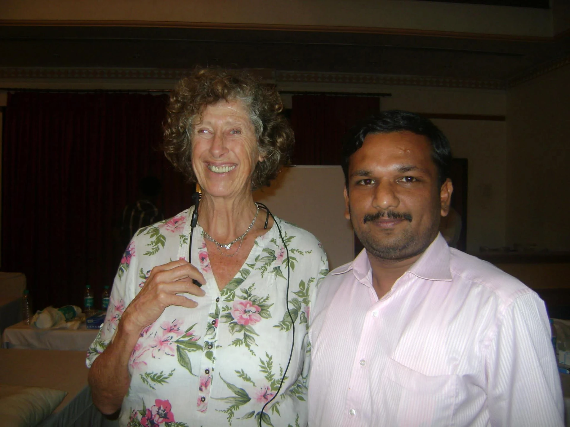 Bala with tutor Claire Waumsley at the 2013 Myofascial Dry Needling course