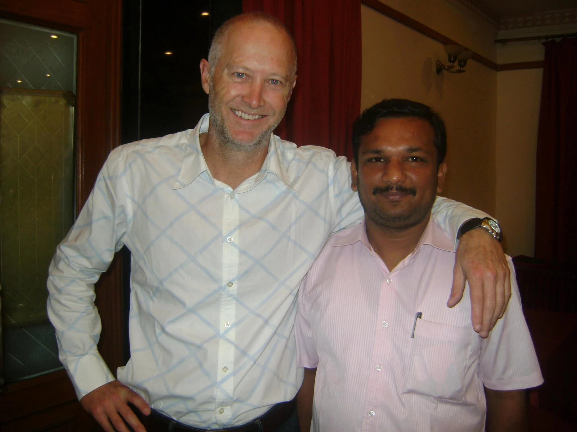 Bala with co-tutor Craig Smith at the 2013 Myofascial Dry Needling course